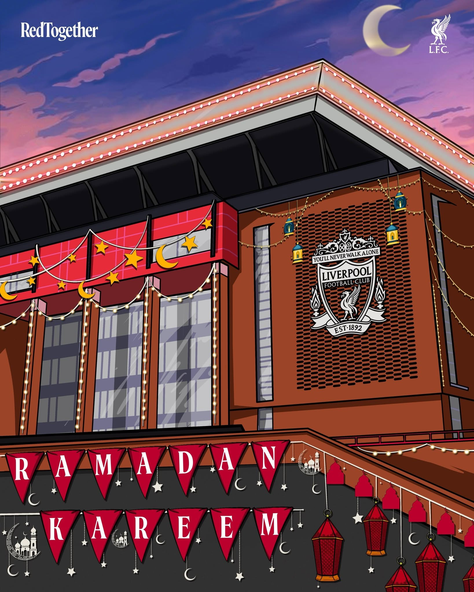 Liverpool FC’s Ramadan greeting posted on social media