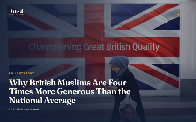 Why British Muslims Are Four Times More Generous Than the National Average