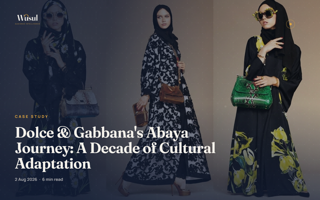 Dolce & Gabbana's Abaya Journey: A Decade of Cultural Adaptation