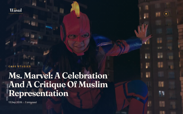 Ms. Marvel: A Muslim Superhero Case Study in Representation
