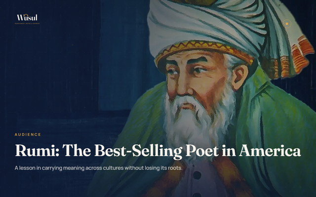 Rumi: The Best-Selling Poet In America